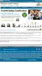 Mobile Screenshot of americanforklifttraining.com